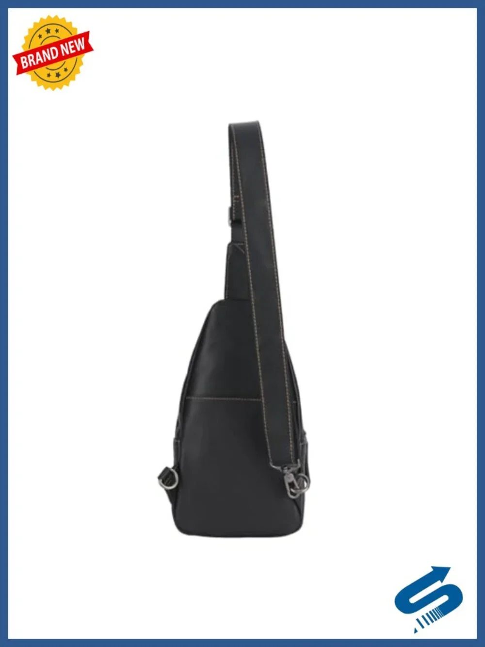 Genuine Leather Sling Bag Crossbody Chest Pack Shoulder Backpack